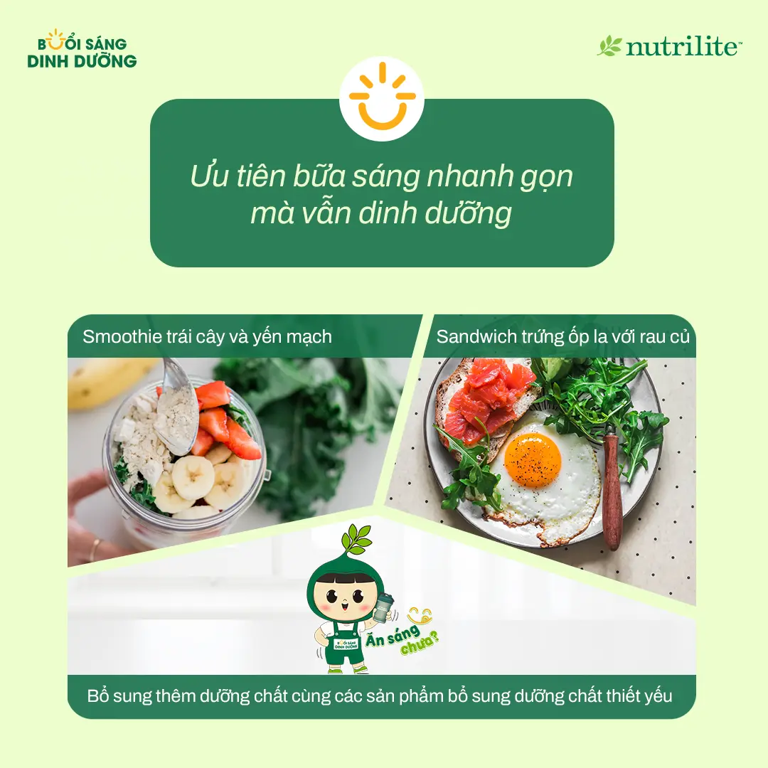 Bữa sáng nhanh gọn 3